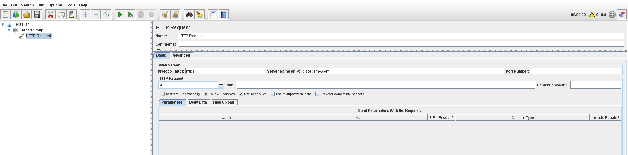 HTTP Request Configuration