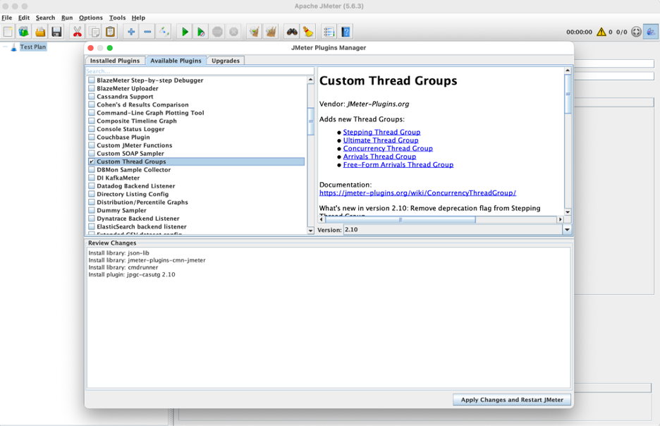 Custom thread groups bundle.