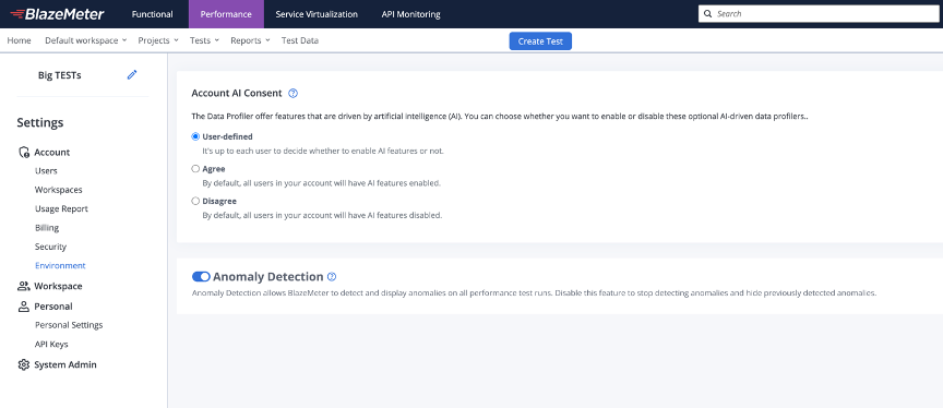 User interaction for anomalies.